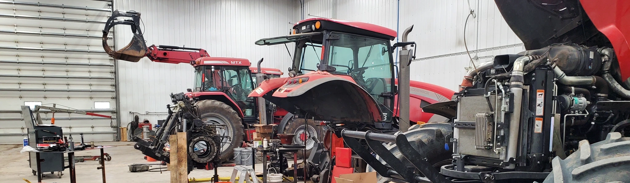 Tractor maintenance